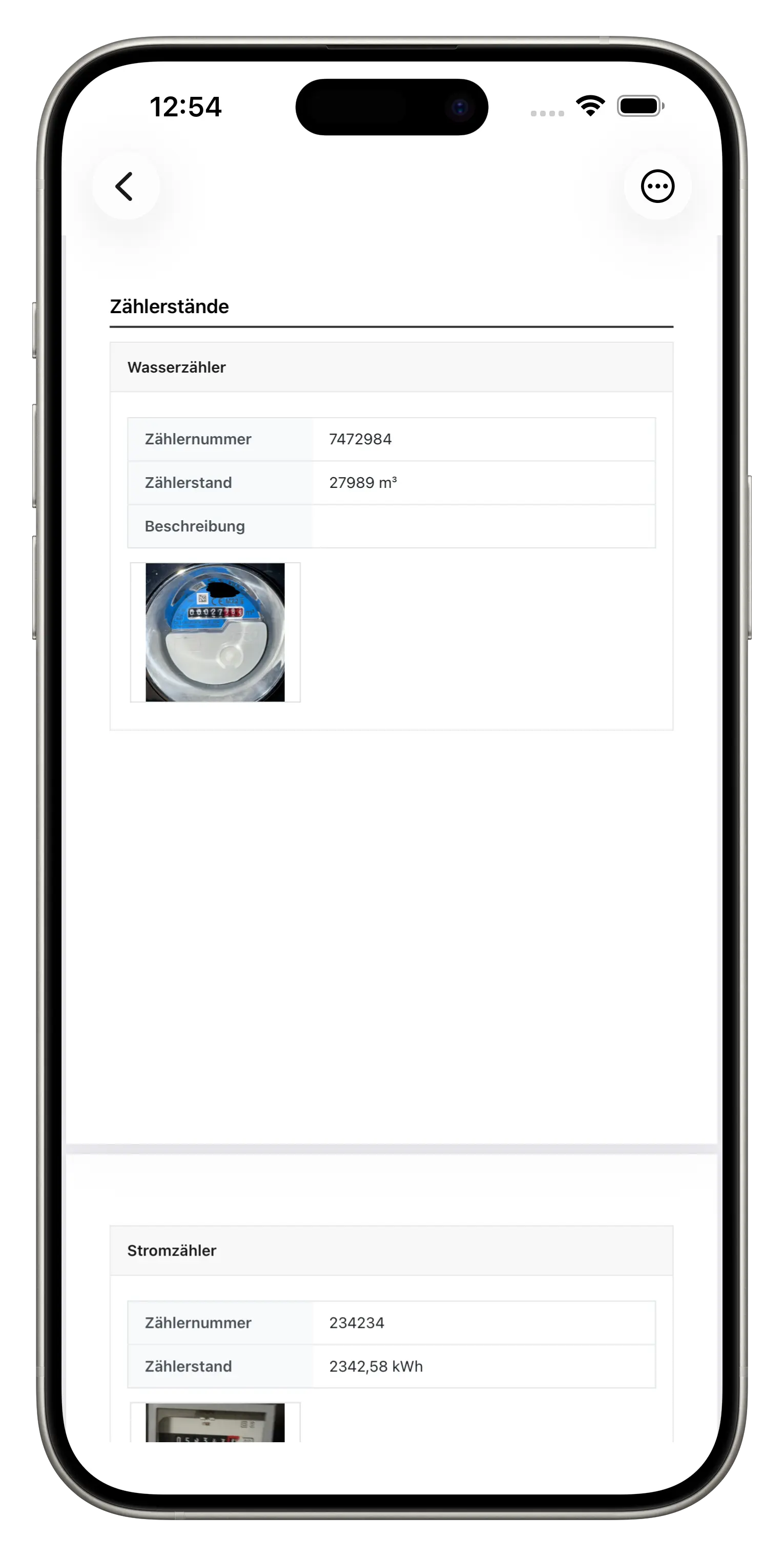 PDF-Generierung & Teilen iPhone Ansicht 5
